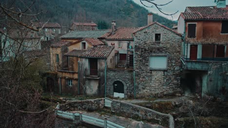 mideval village in the south of france