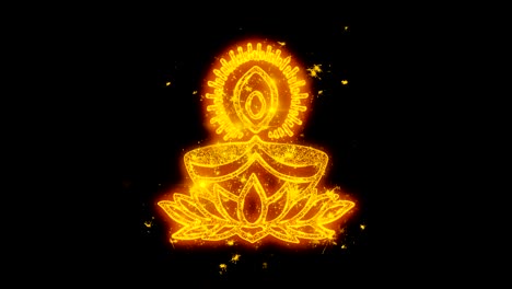 happy diwali text with golden shining glitter star dust wave of trail sparks blinking particles fireworks. shubh deepavali light and fire festival lights greeting card .14