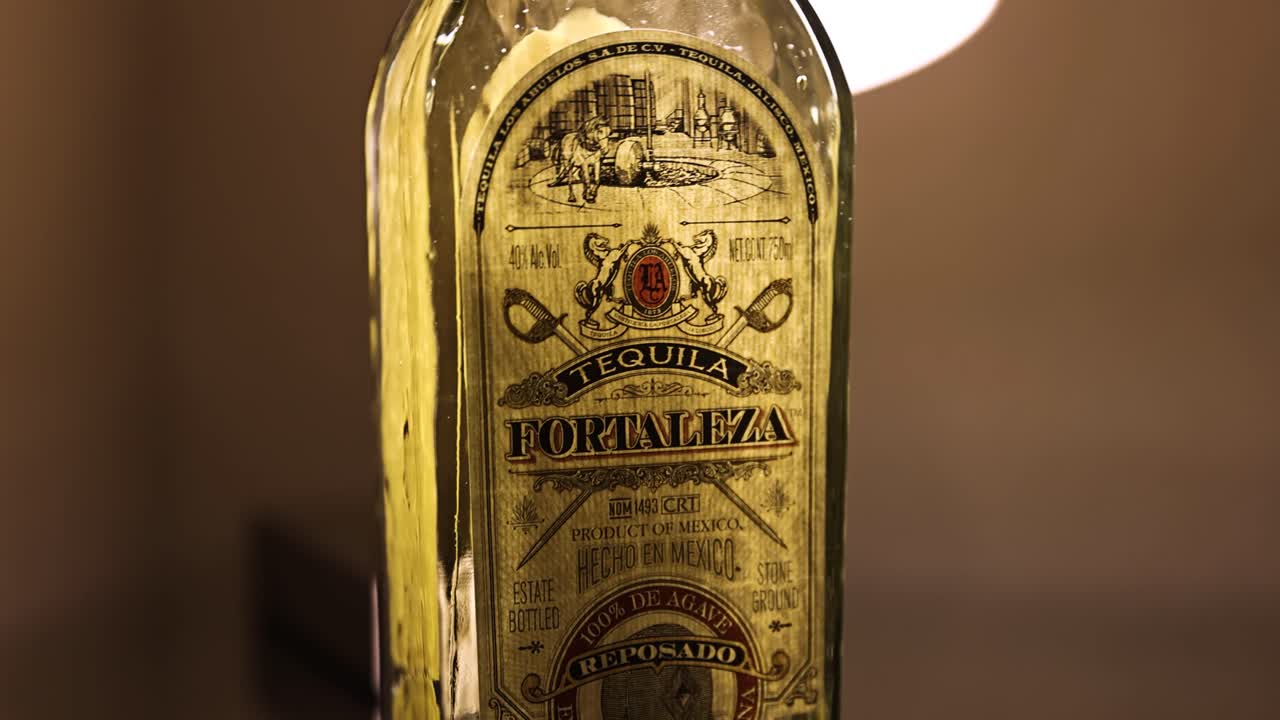 Fortaleza Reposado Tequila Bottle