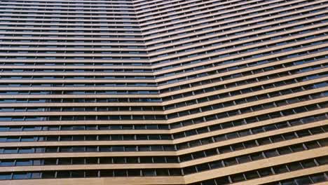 Artistic 16mm film footage of New York city skyscraper