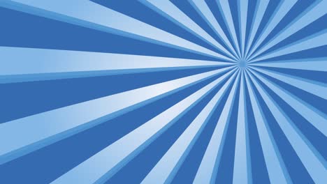 las líneas azul radiante y azul claro giran alrededor de la parte superior derecha del fondo.