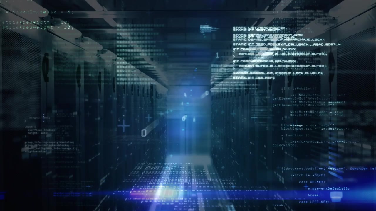 Animation of data processing over servers