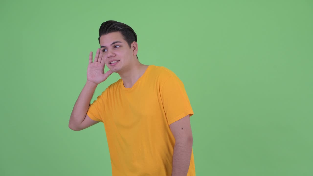 젊은 잘생긴 다민족 남자