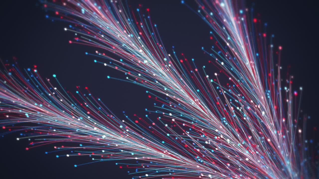 animación de fondo floral abstracta