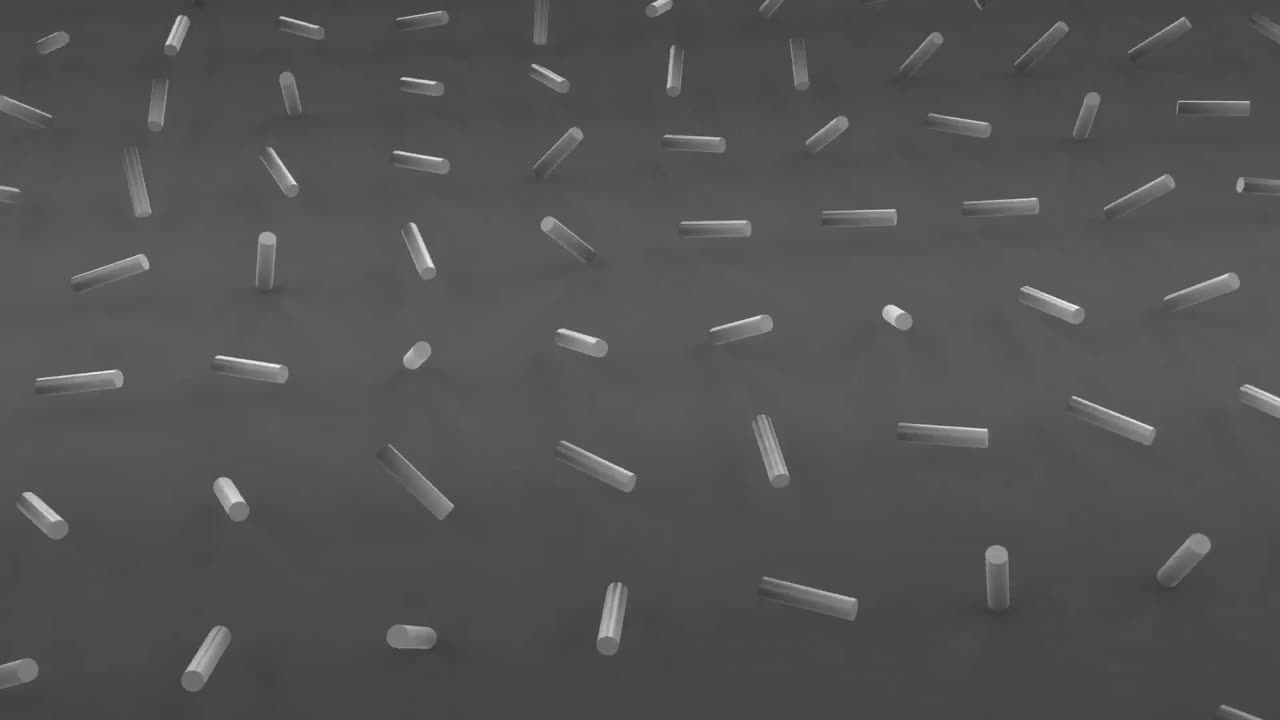 움직이는 3d 추상적인 모양