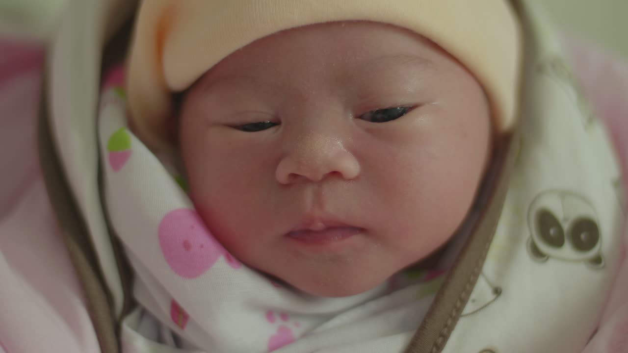 신생아 의 클로즈업