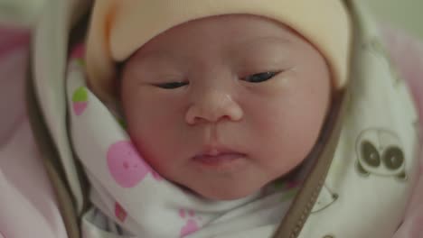 close-up of a newborn baby