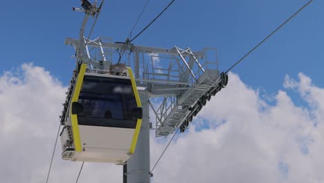 cable car over ski valley