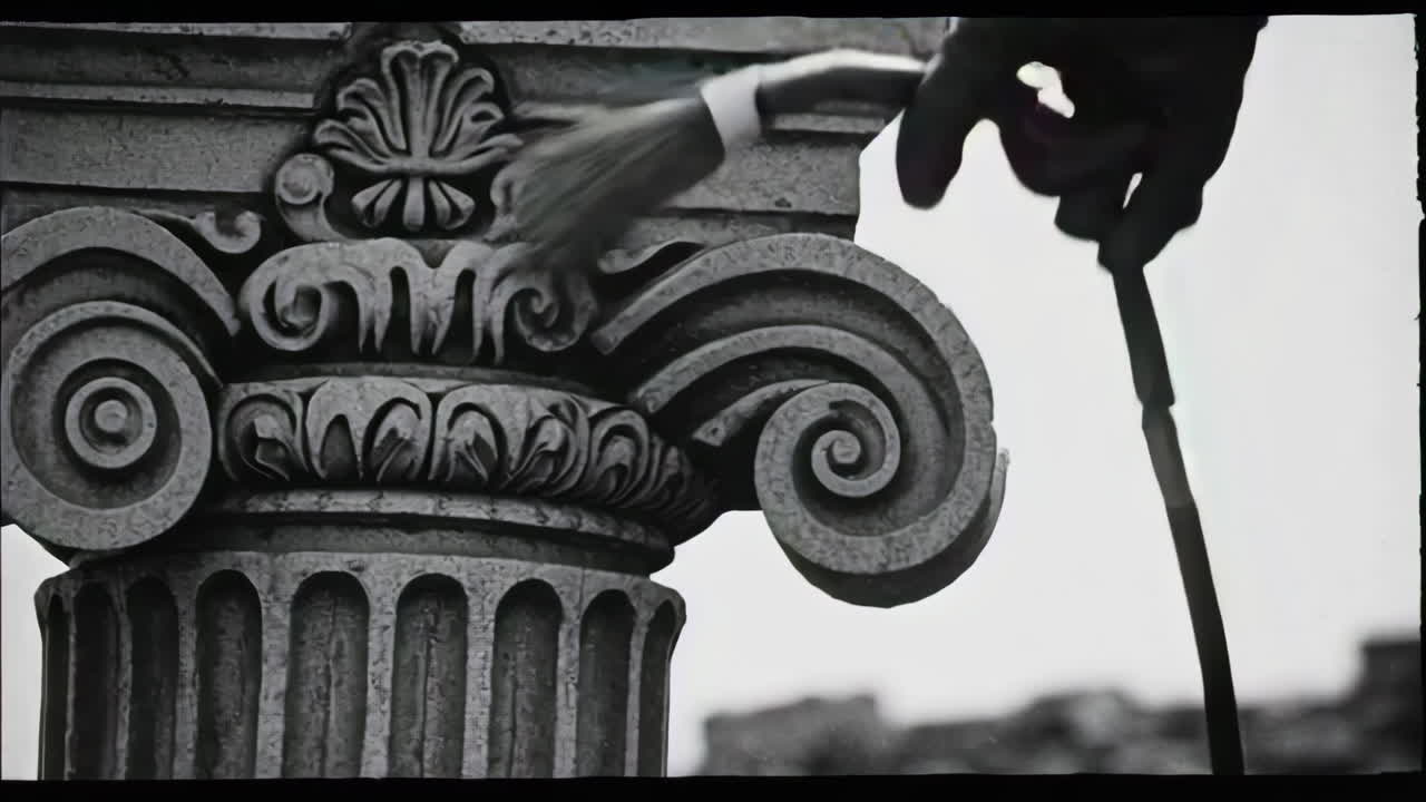 Restoration of Ancient Columns in Greece