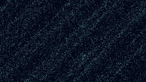 motion blue glitters and dust on dark space