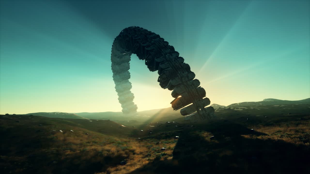 지구를 향한 정체되지 않은 비행 물체