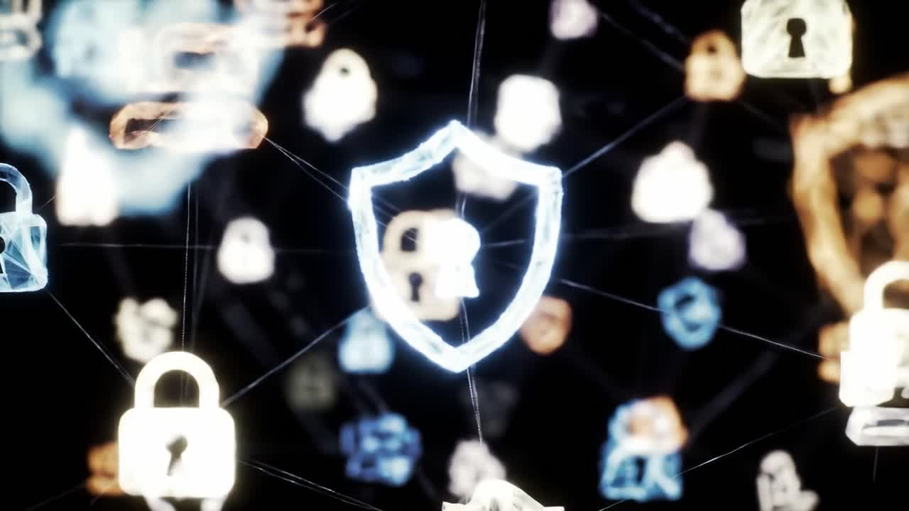 Abstract Network Security Shield