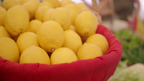lemons in a basket