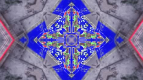 túnel simétrico abstracto cibernético de 4k