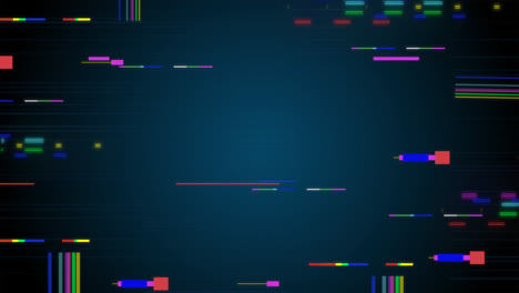 gráfico de movimiento de la oferta de glitch pancarta del lunes cibernético