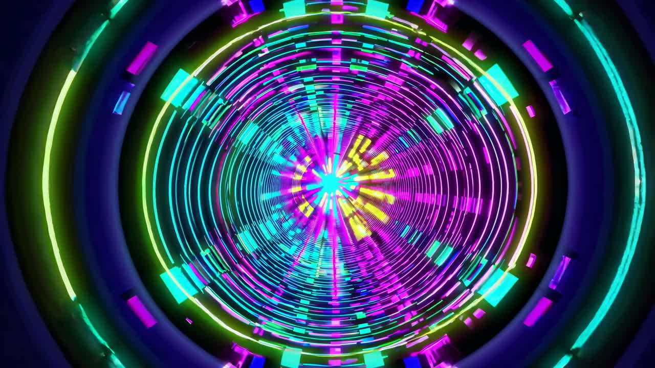 imágenes de túnel de neón