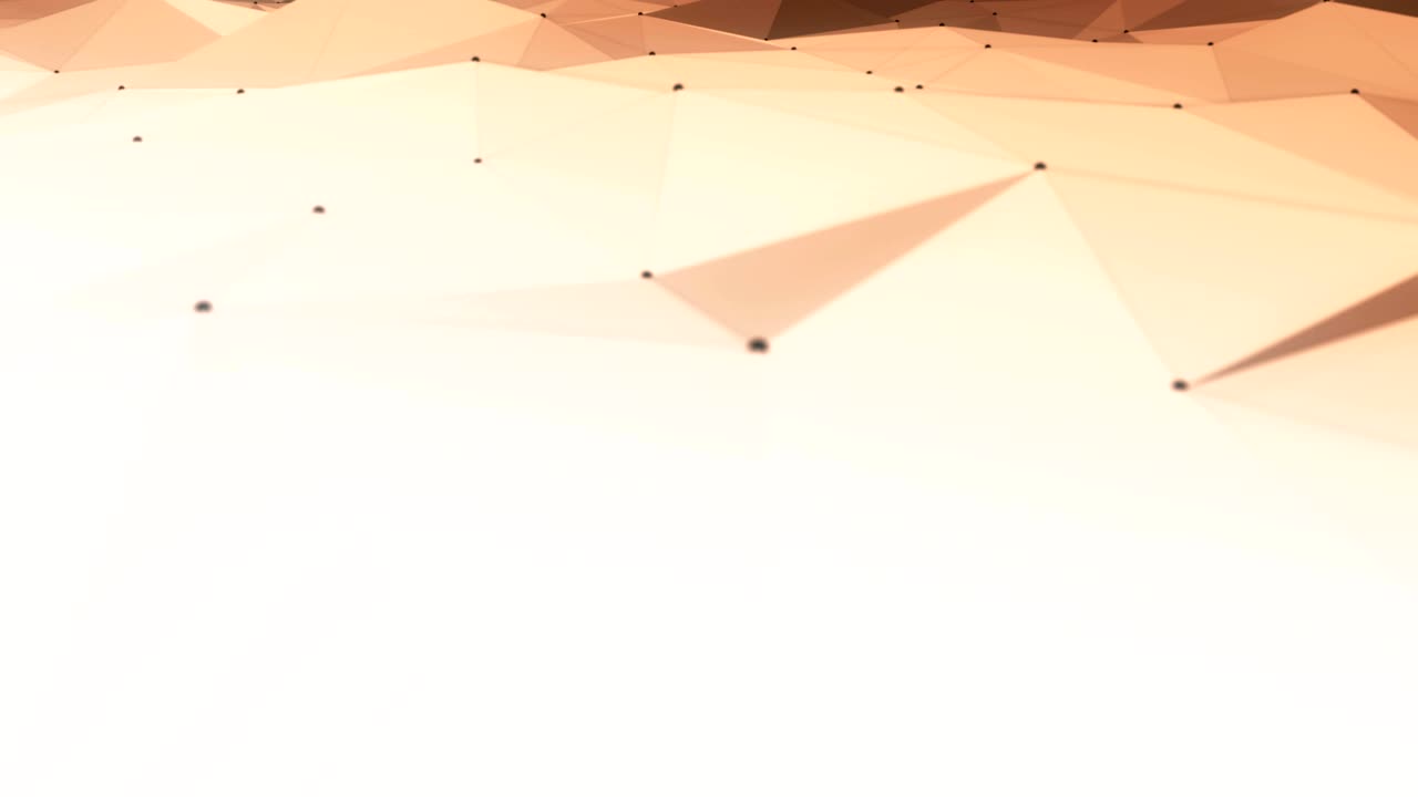 다각형 추상적인 mesh 천천히 파동.