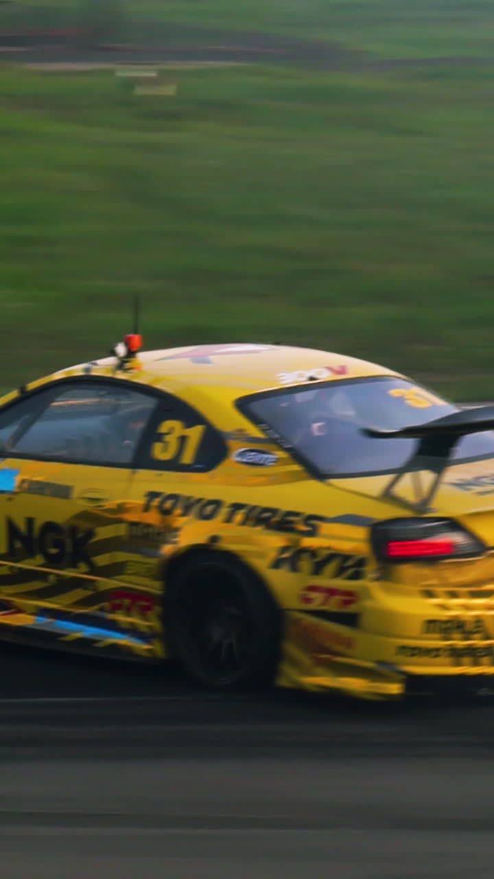 Drifting Cars on a Race Track