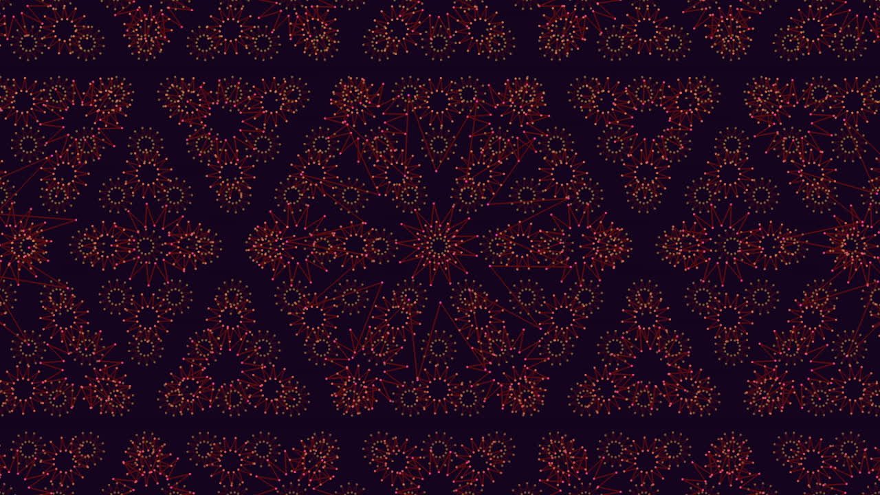 Connected lines in pattern on black gradient