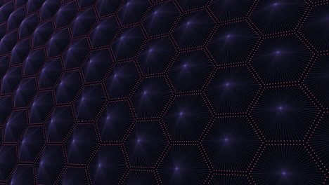 Hexagonal-grid-with-3d-circular-hexagon-pattern