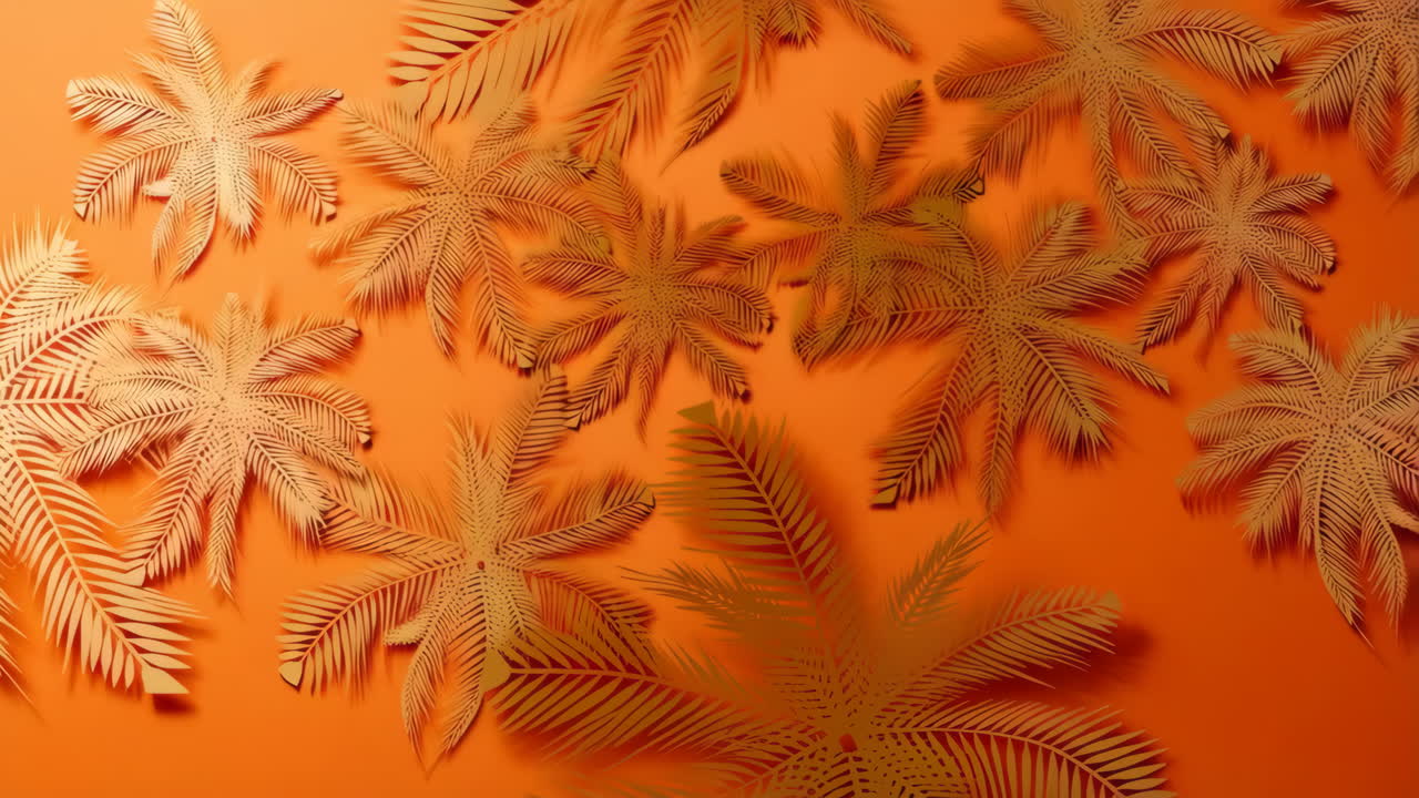 Fondo de árboles de palma