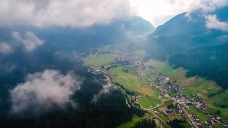 sappada italy north-eastern corner of the dolomites alps. aerial fpv drone flights.