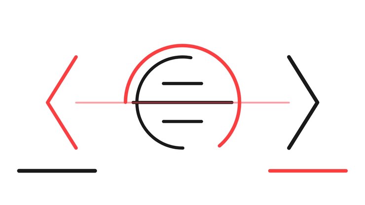 Abstrakt minimalistisk geometrisk animationsgrafik