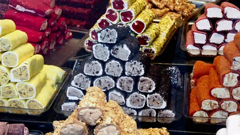 colorful turkish delight display