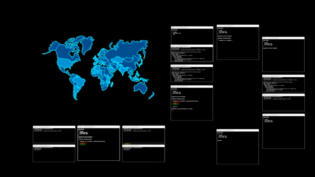 interfaz de usuario con datos de mapa hud pi barra cuadro de texto tabla y elemento en fondo oscuro abstracto para concepto de tecnología futurista