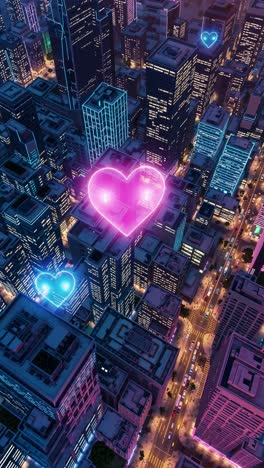 neon city love