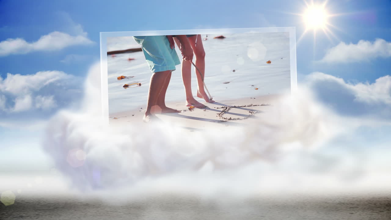 presentación de clips de playa y vacaciones