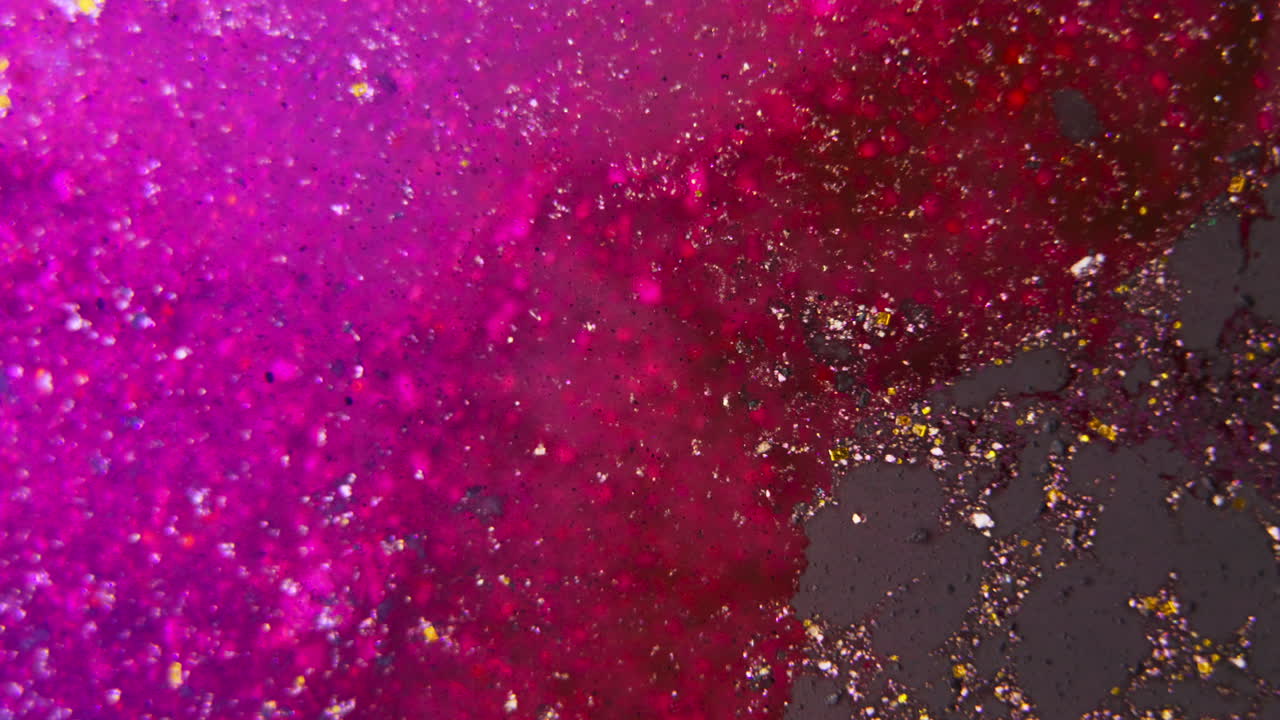 Abstract Pink and Red with Gold Glitter Texture