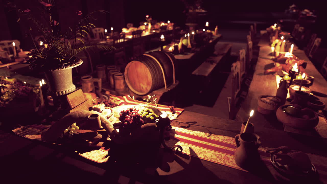 중세 잔치 장면