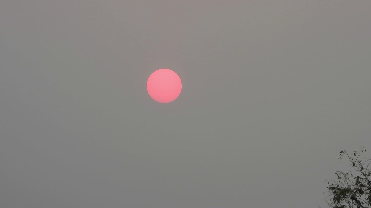 Beautiful Sunset  and beautiful  color sun