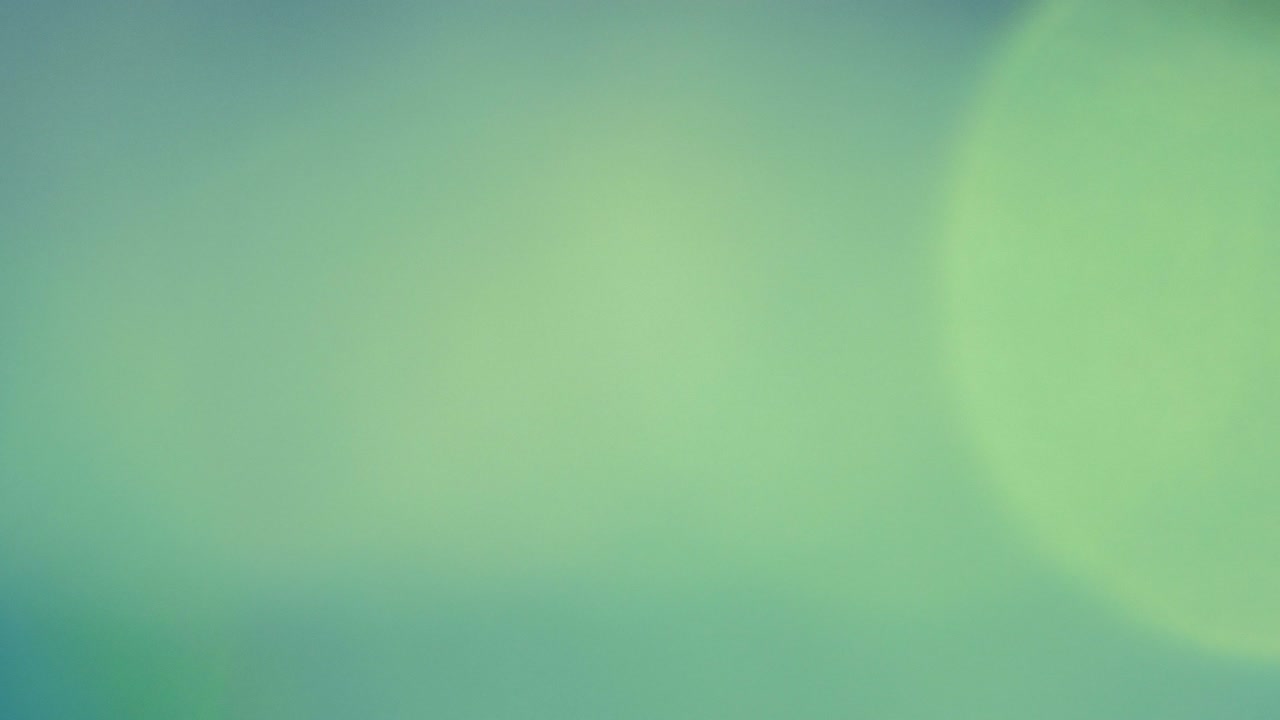 bokeh azul y verde y fugas de luz