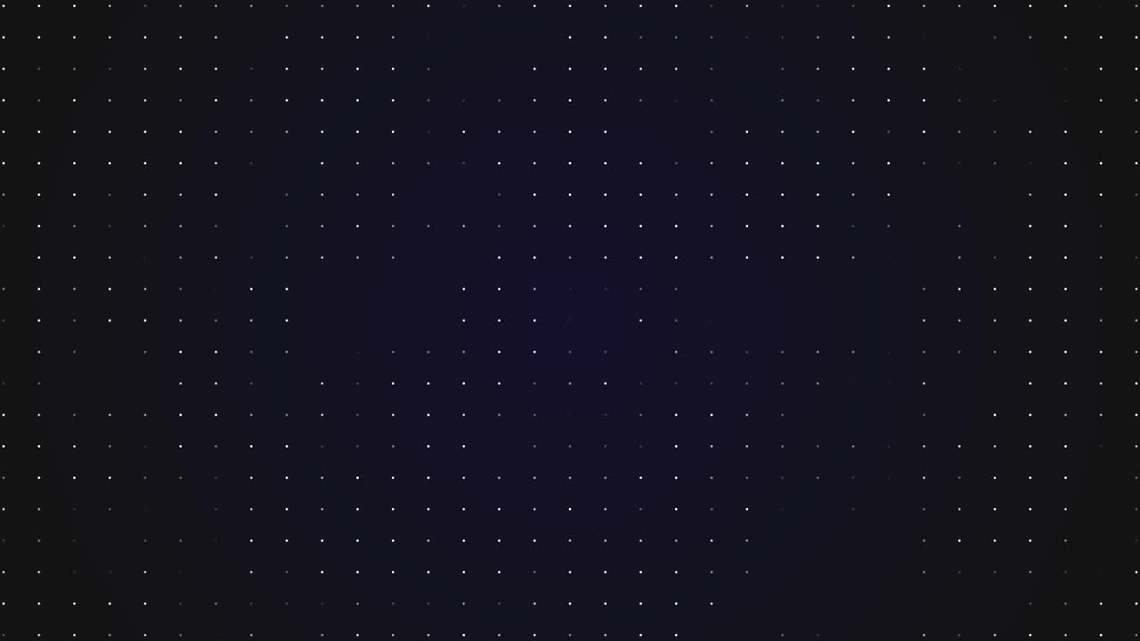 Abstract Digital Grid of Moving Dots Background