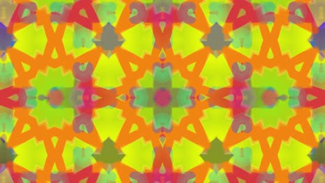 colorful kaleidoscopic shapes moving hypnotically