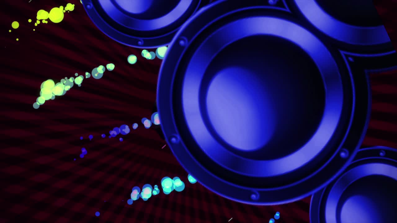 음향 스트럼 빈티지 vj 루프