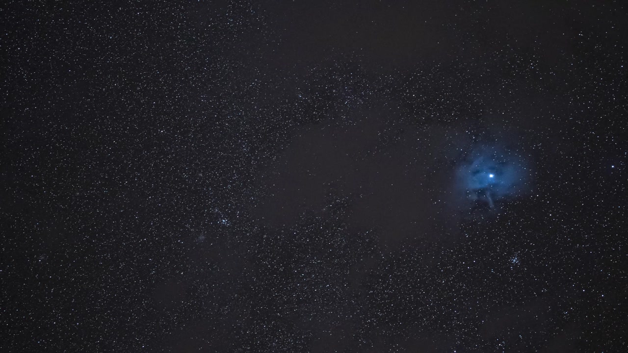 Starry Night Sky Reveal Timelapse