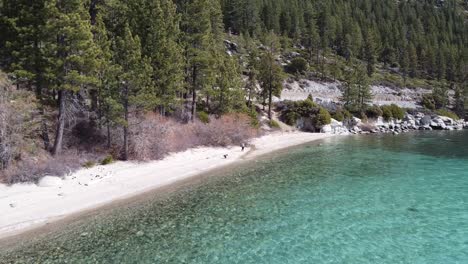 Lago-Tahoe;-Playa-De-La-Costa-Este-Y-Sendero-Recreativo