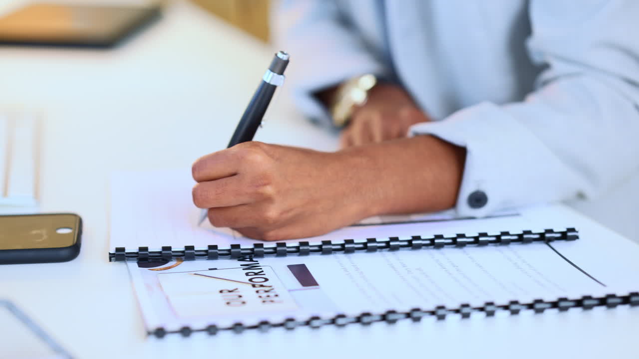 전문적 인 비즈니스 서명 문서