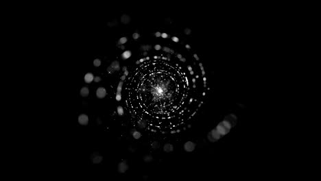 dust particles background. glitter particles. loop