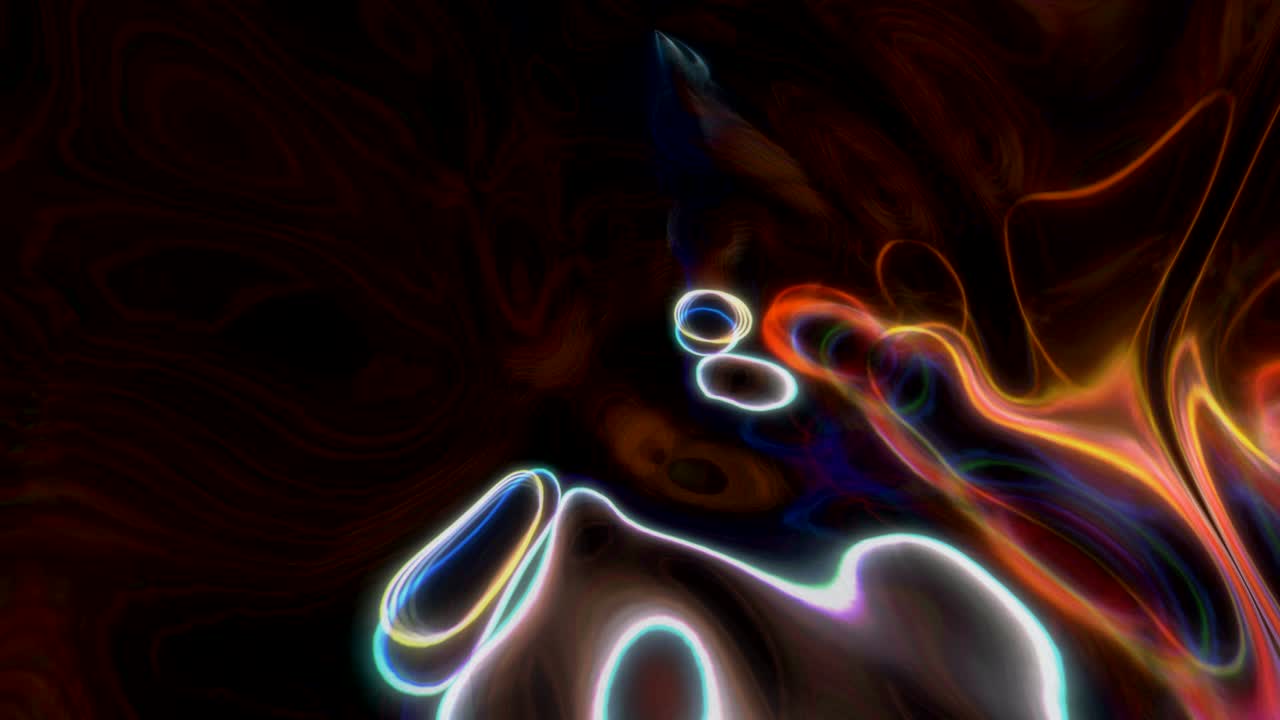 movimiento abstracto, colorido y suave infinito o bucle sin costuras.