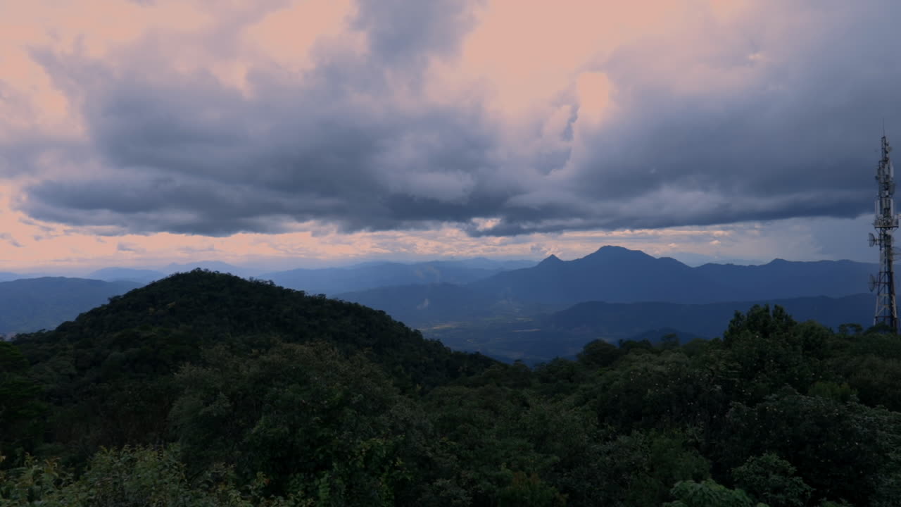 Standing and looking around in Ba Na Hill (Da Nang Vietnam)