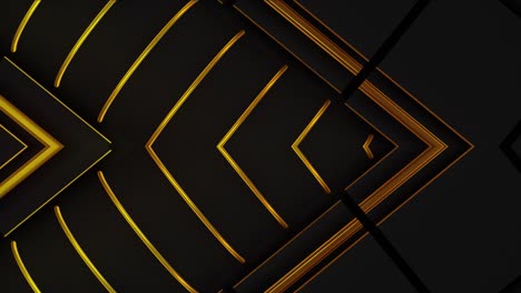 abstract geometric background with gold lines