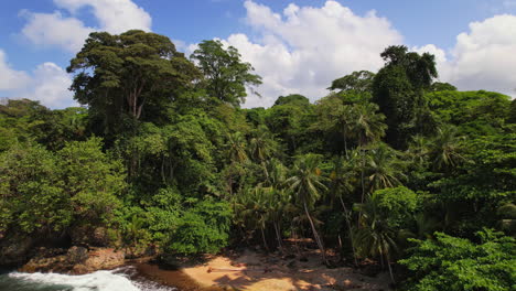 birds-eye view of costa rica's coastal wonders: turquoise seas, verdant forests,