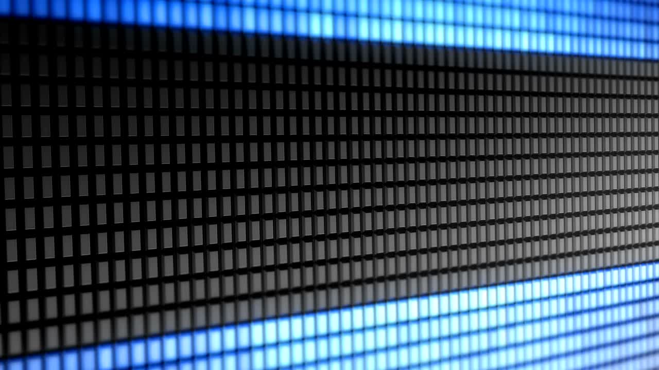 el índice de bitcoin en la pantalla. bucle.