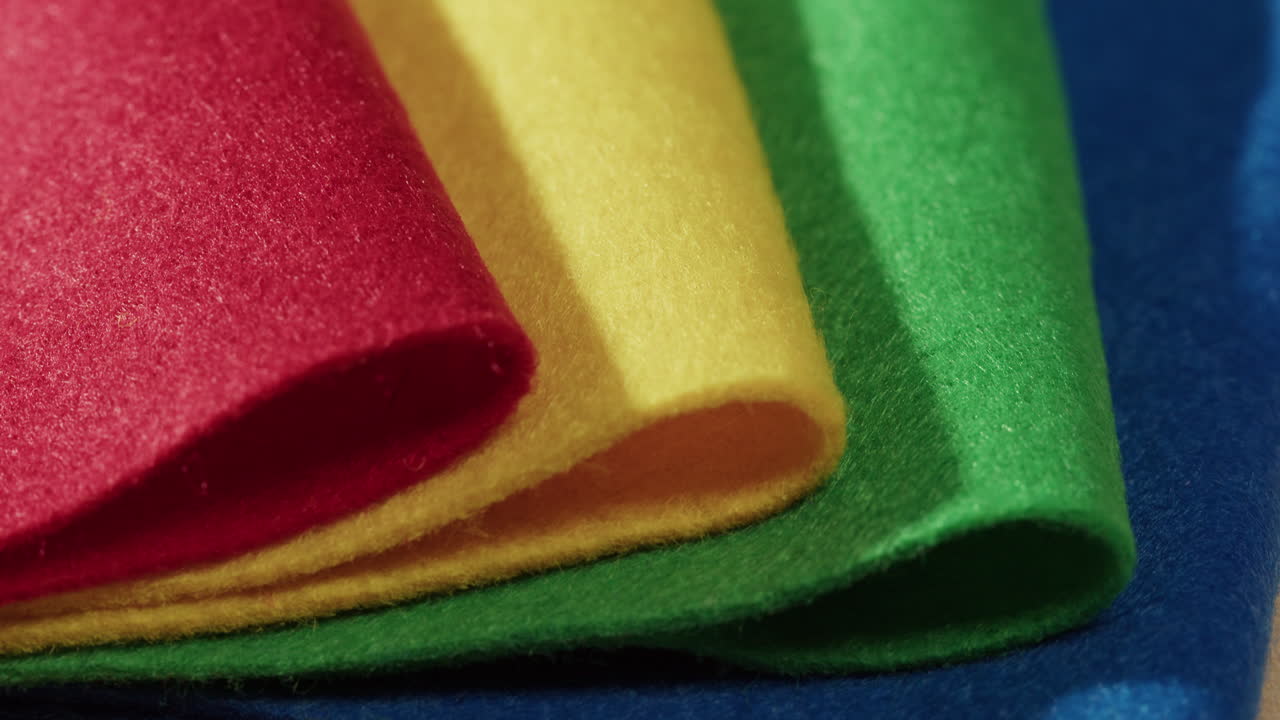Colorful Felt Fabric