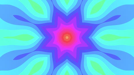 arco iris abstracto caleidoscopio fondo animado gráficos de movimiento animación fractal flor ecualizador de audio animación en bucle simétrico de colores brillantes papel de pared en vivo 4k telón de fondo