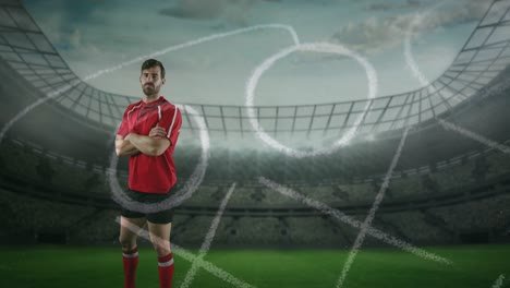 Professional-rugby-player-standing-in-front-of-a-sports-stadium-4k